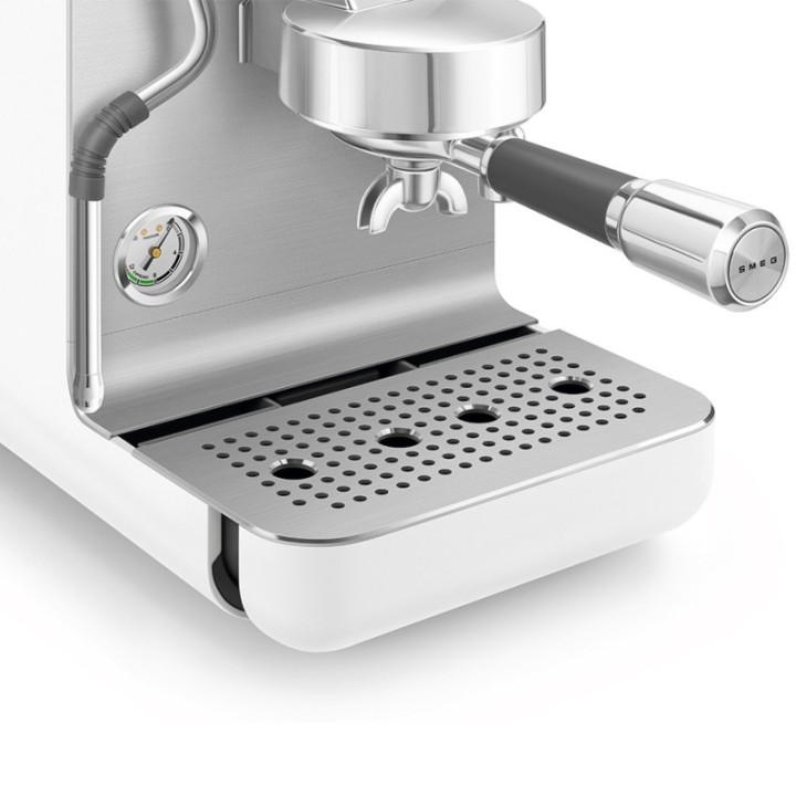 Smeg EMC02WHMEU Minipro Semiautomatisk Espressomaskine Hvid