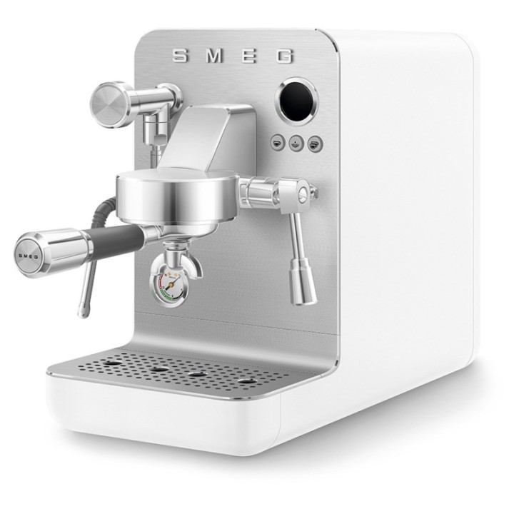 Smeg EMC02WHMEU Minipro Semiautomatisk Espressomaskine Hvid