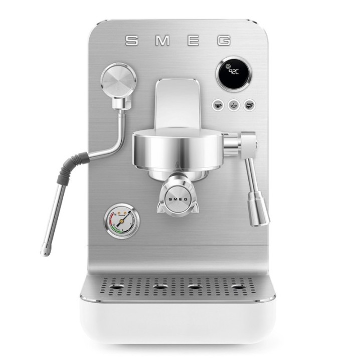 Smeg EMC02WHMEU Minipro Semiautomatisk Espressomaskine Hvid