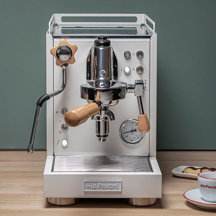 La Pavoni Mini Cellini Hvid LPSMCW01EU Espressomaskine