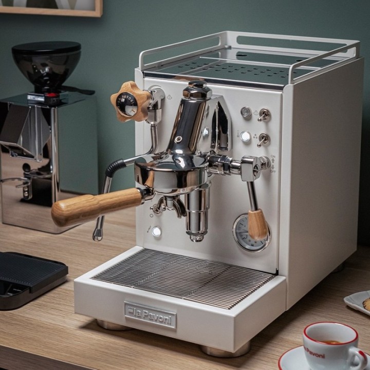 La Pavoni Mini Cellini Hvid LPSMCW01EU Espressomaskine