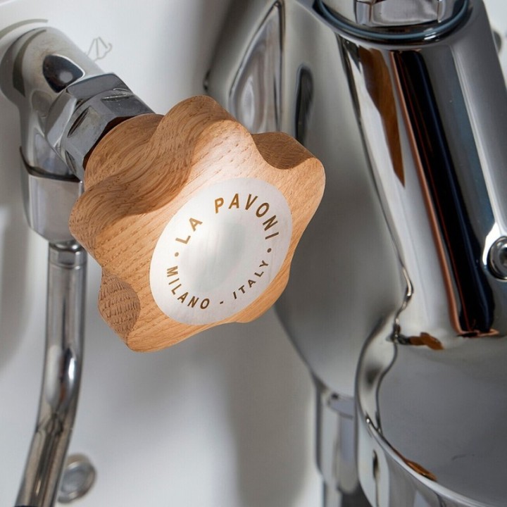 La Pavoni Mini Cellini LPSMCW01EU Inkl. La Pavoni New Kube Espressokværn