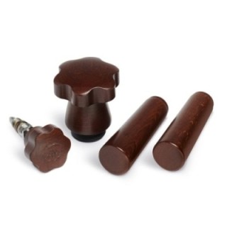 La Pavoni Træhåndtag til Lever Espressomaskiner Brun LPAHANLWO01