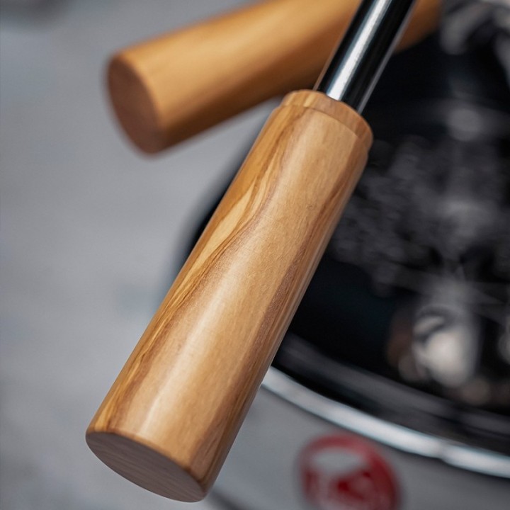 La Pavoni håndtag til Lever Espressomaskiner Oliventræ LPAHANLOD01