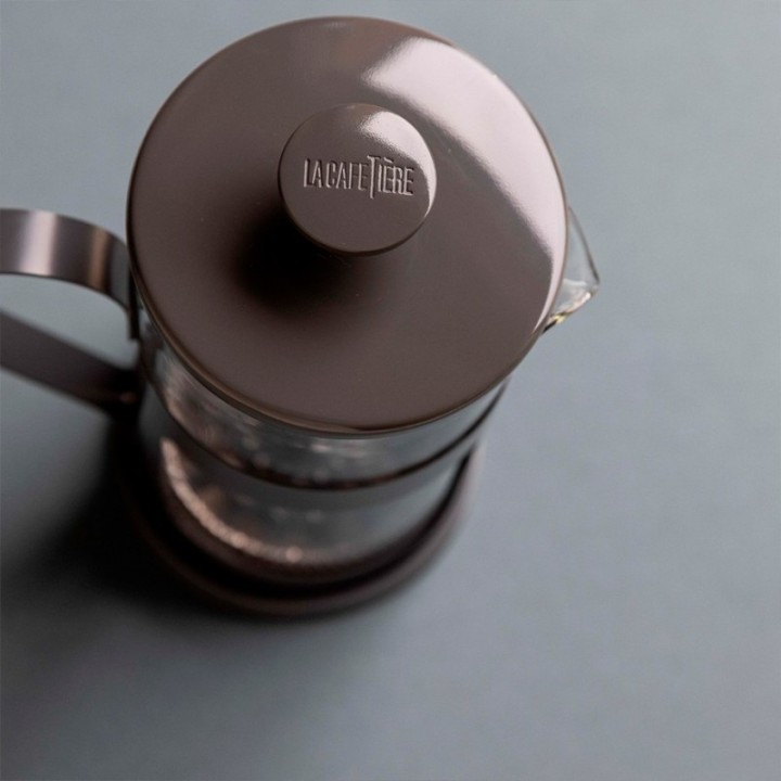 La Cafetière Monaco 8 Kop. Stempelkande Grå