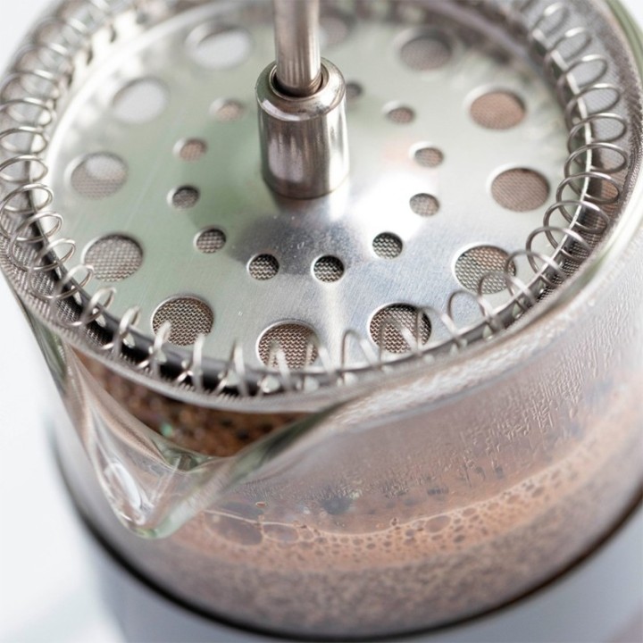 La Cafetière Monaco 8 Kop. Stempelkande Grå