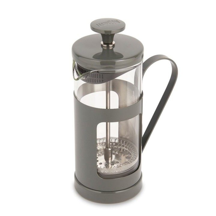 La Cafetière Monaco 3 Kop. Stempelkande Grå