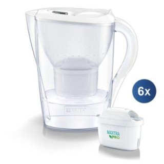 BRITA Marella 2,4L Hvid Inkl. 6 stk Maxtra Pro Filter