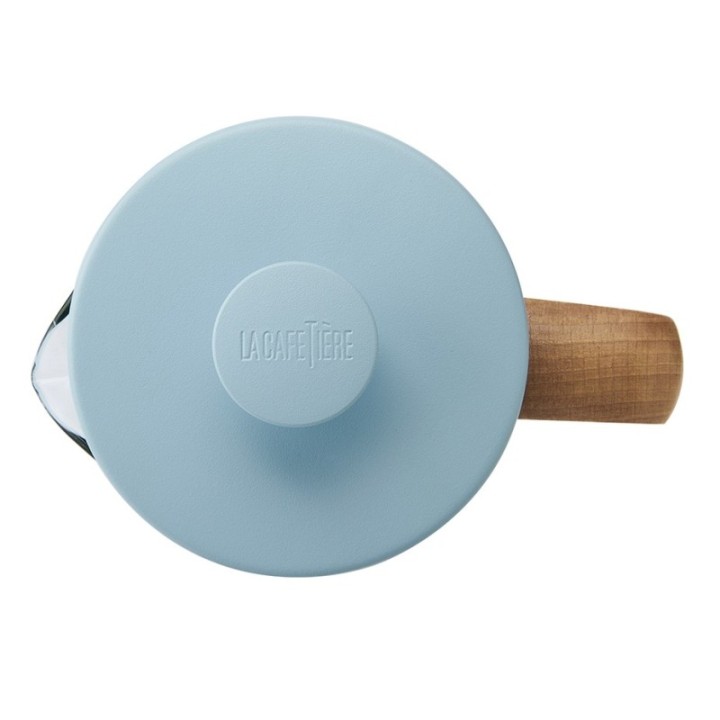 La Cafetière Pisa 8 Kop. Stempelkande Himmelblå