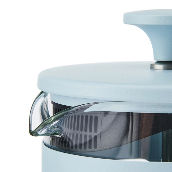 La Cafetière Pisa 8 Kop. Stempelkande Himmelblå