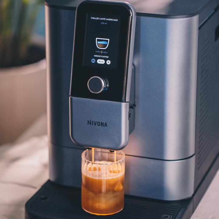 Nivona NIVO 8107 Pearl Blue Inkl. Afkalkning, Kalkfilter, Rens & Kaffe