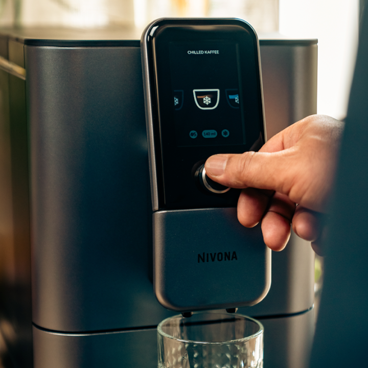 Nivona NIVO 8107 Pearl Blue Inkl. Afkalkning, Kalkfilter, Rens & Kaffe