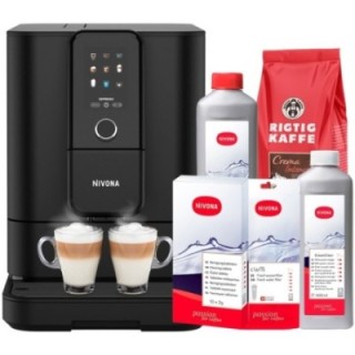Nivona NIVO 8101 Sort Inkl. Afkalkning, Kalkfilter, Rens & 1kg Kaffe