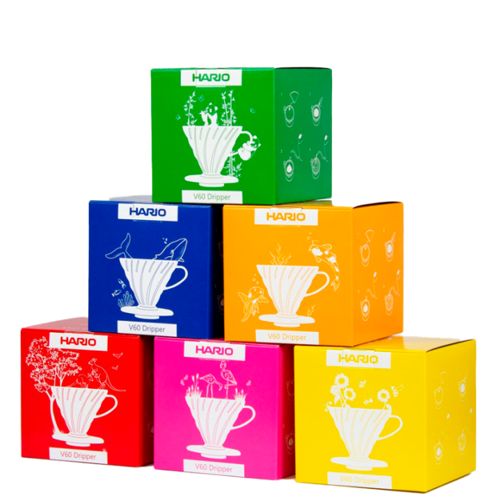 Hario V60 Dripper Pink 2 Kop. Inkl. Filtre