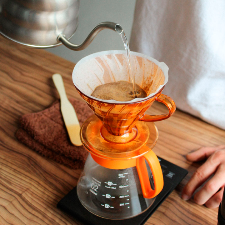 Hario V60 Dripper Orange 2 Kop. Inkl. Filtre