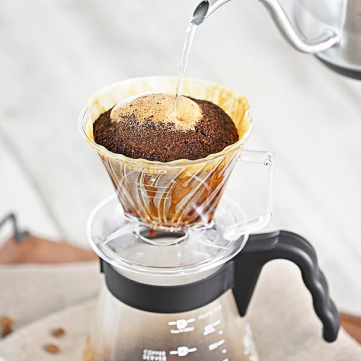 Hario Pegasus 01 Server Inkl. Papir Filtre 01, Dripper 01 & V60 kedel