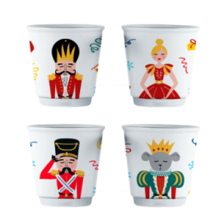 Bialetti Nøddeknækkeren Espressokopper 4 Stk