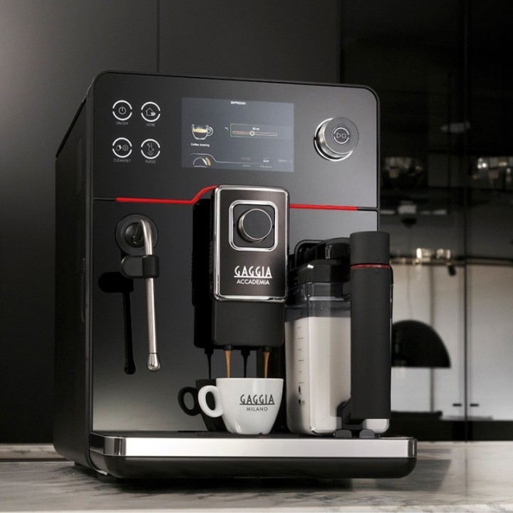 Gaggia Accademia Inkl. Mælkekande 0,5L & 5x400g Rigtig Kaffe Organic