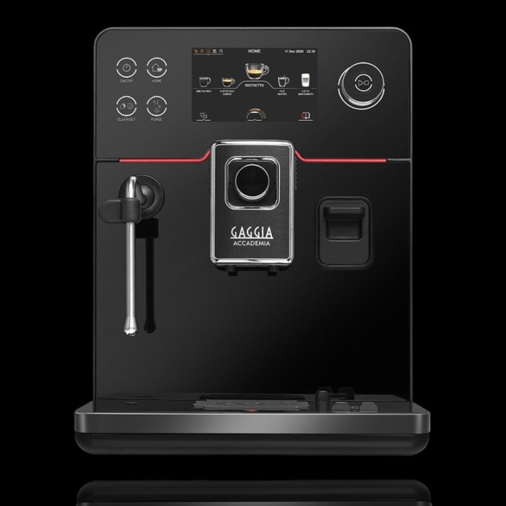 Gaggia Accademia Inkl. Mælkekande 0,5L & 5x400g Rigtig Kaffe Organic