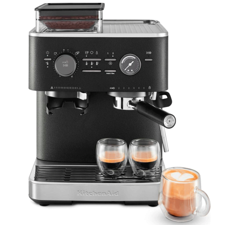 KitchenAid Semiautomatisk Espressomaskine Inkl. Kværn Cast Iron Black