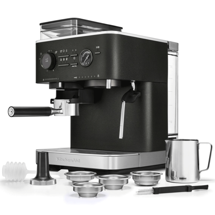 KitchenAid Semiautomatisk Espressomaskine Inkl. Kværn Cast Iron Black