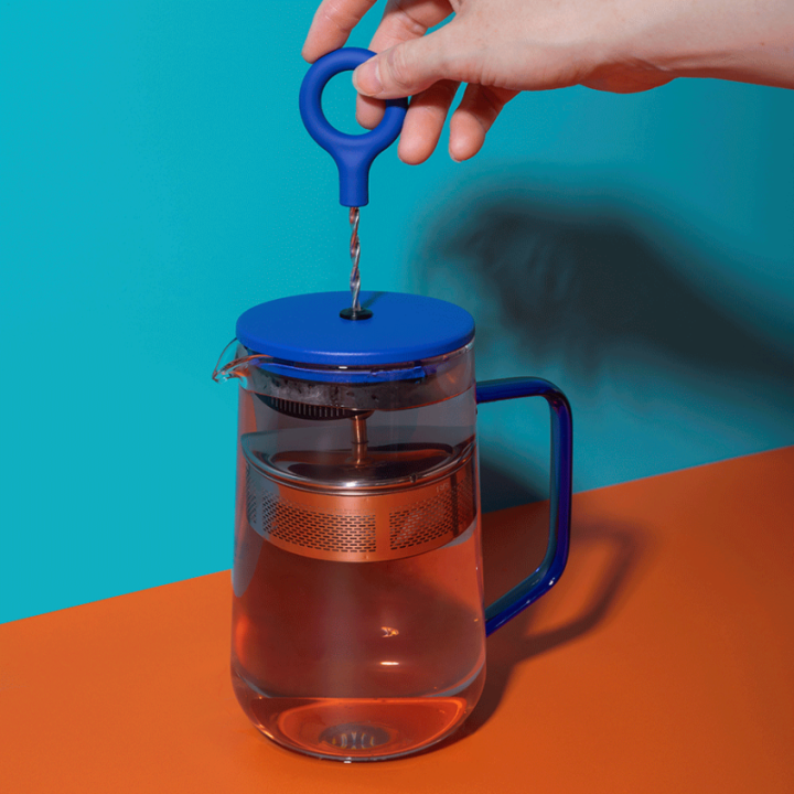 La Cafetière Gyro Spinfuser 1,25 L Tebrygger Blå/Glas