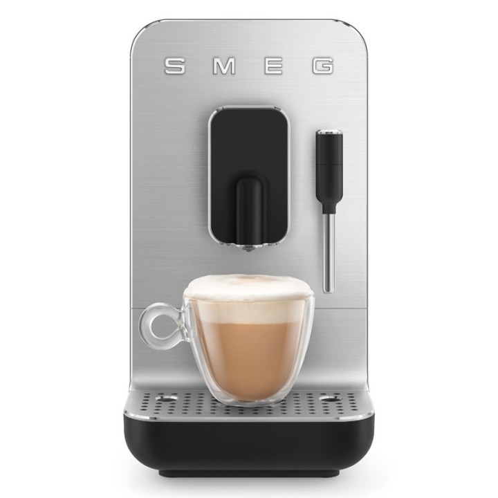 Smeg BCC12BLMEU Sort Inkl. 1,8kg Rigtig Kaffe Mixpakke Kaffebønner