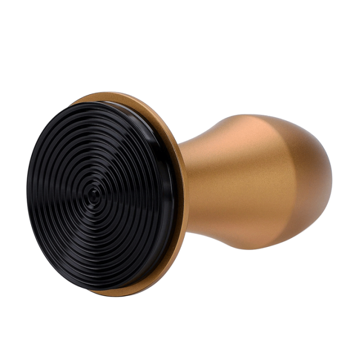 Normcore V4 Tamper med Fjeder, Riller & Titaniumsbelægning 58 mm Special Versions Guld