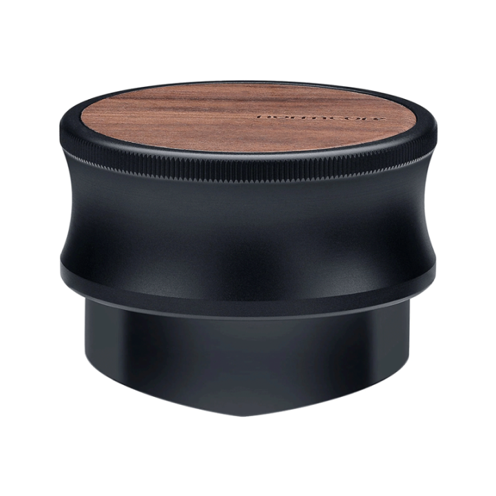 Normcore Coffee Gravity Leveling Tool med Titaniumsbelægning 58 mm Valnød