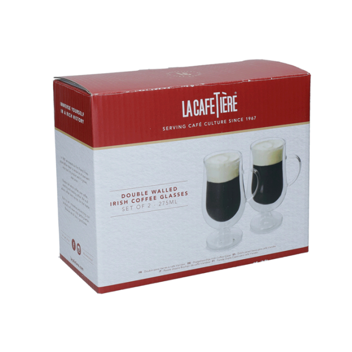 La Cafetiére Irish Coffee Glas 27,5 cl 2 Stk