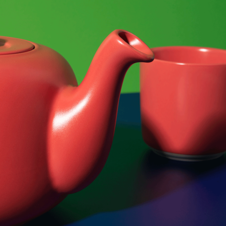 La Cafetière 0,6 L Tebrygger Rød