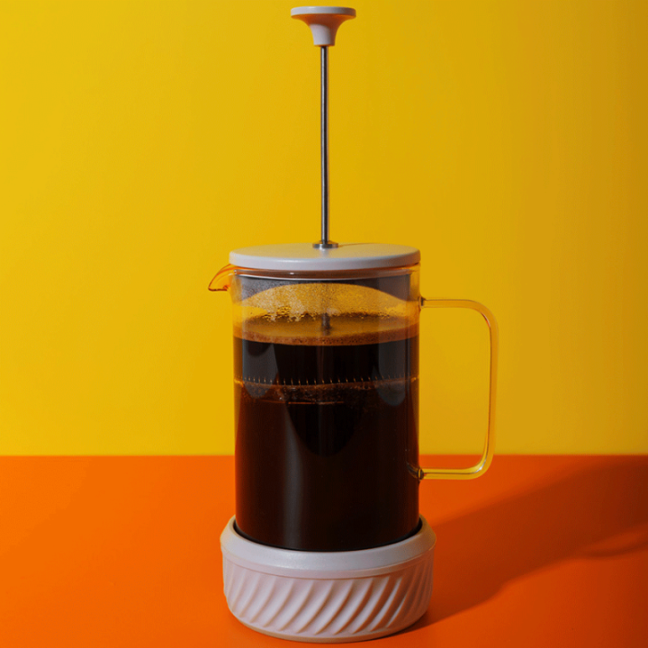 La Cafetière Zero 3 Kop. Stempelkande Latte