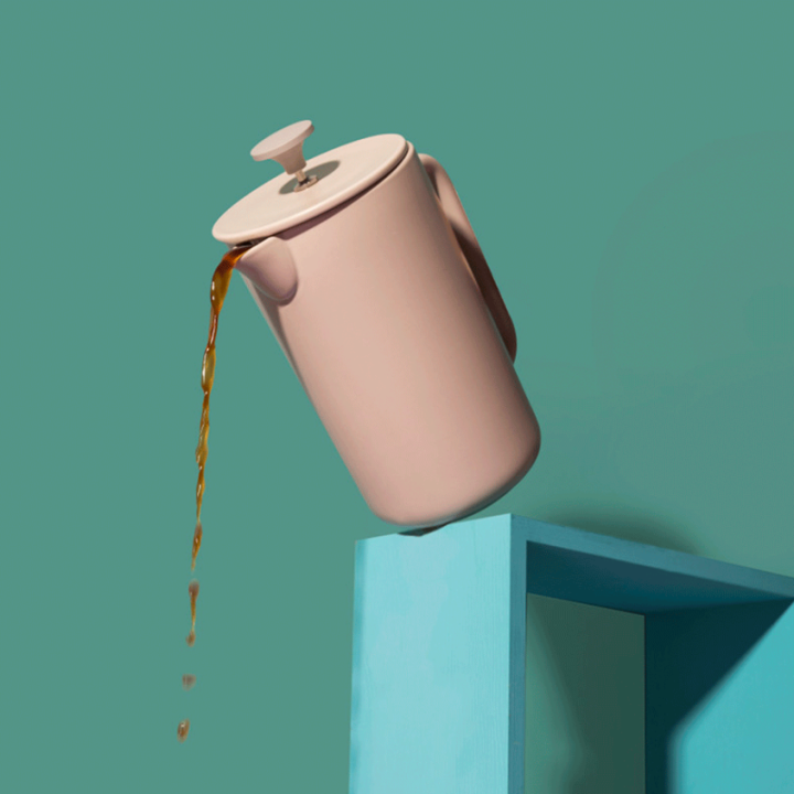 La Cafetière Arezzo 8 Kop. Stempelkande Latte