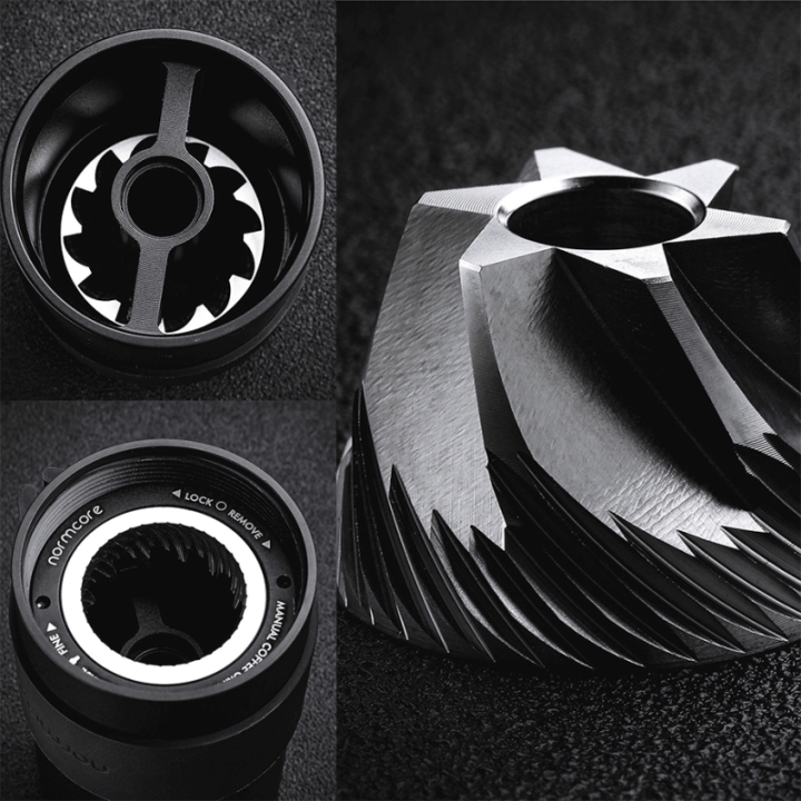 Normcore Manuel Kaffemølle V2 44mm Rustfri Stål