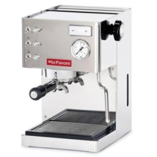La Pavoni Casa Bar PID Stål LPMCBS02EU Espressomaskine Inkl. Prosumer Chrome LPGGRI01EU Espressokværn