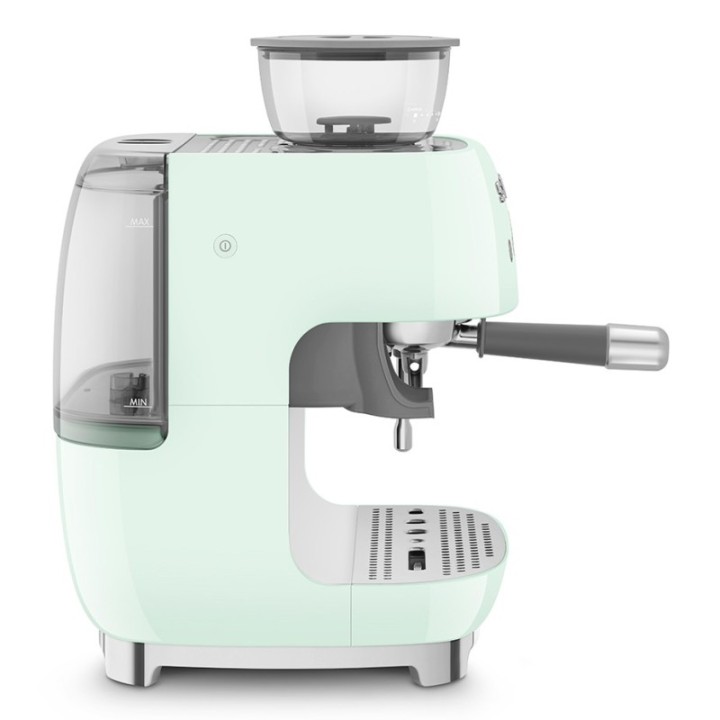 Smeg EGF03PGEU Manuel espressomaskine Inkl. Kværn Pastelgrøn & Rigtig Kaffe Bestseller Mixpakke 3kg Hele kaffebønner