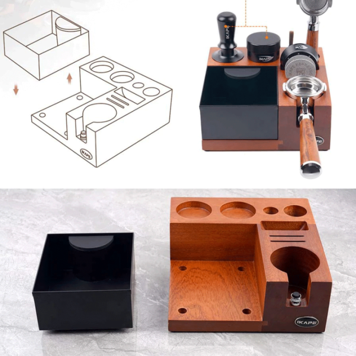 IKAPE V5 Knockbox m. Tamper Station Træ