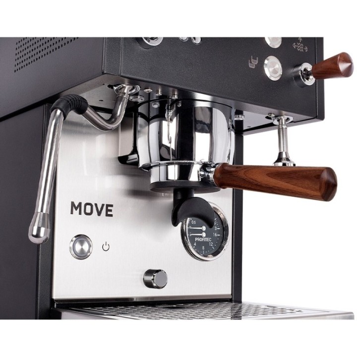 Profitec MOVE Espressomaskine - Exclusive Line Inkl. Eureka Mignon Libra 65 Chrome/Mat Sort Espressokværn