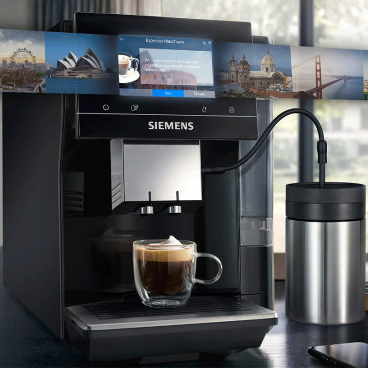 Siemens TP713R19 EQ700 Classic Piano Sort Espressomaskine