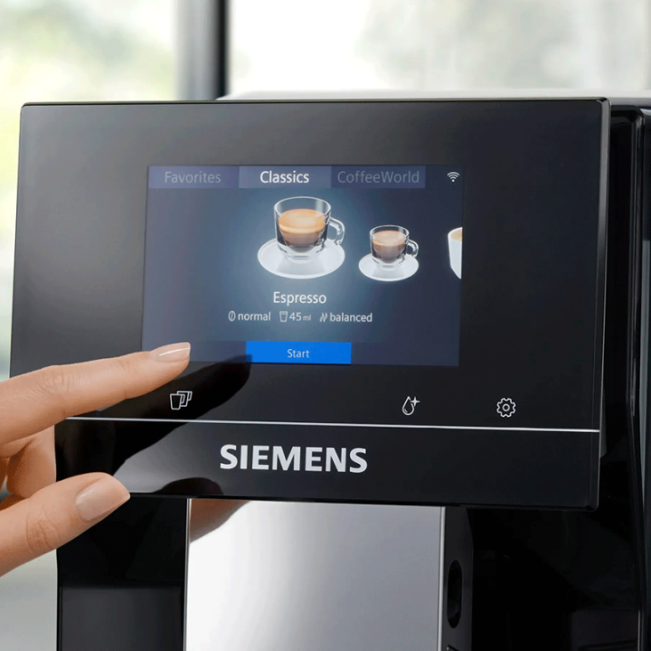 Siemens TP713R19 EQ700 Classic Piano Sort Espressomaskine