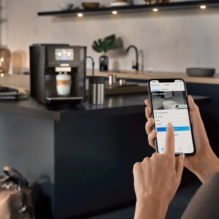 Siemens TP713R19 EQ700 Classic Piano Sort Espressomaskine