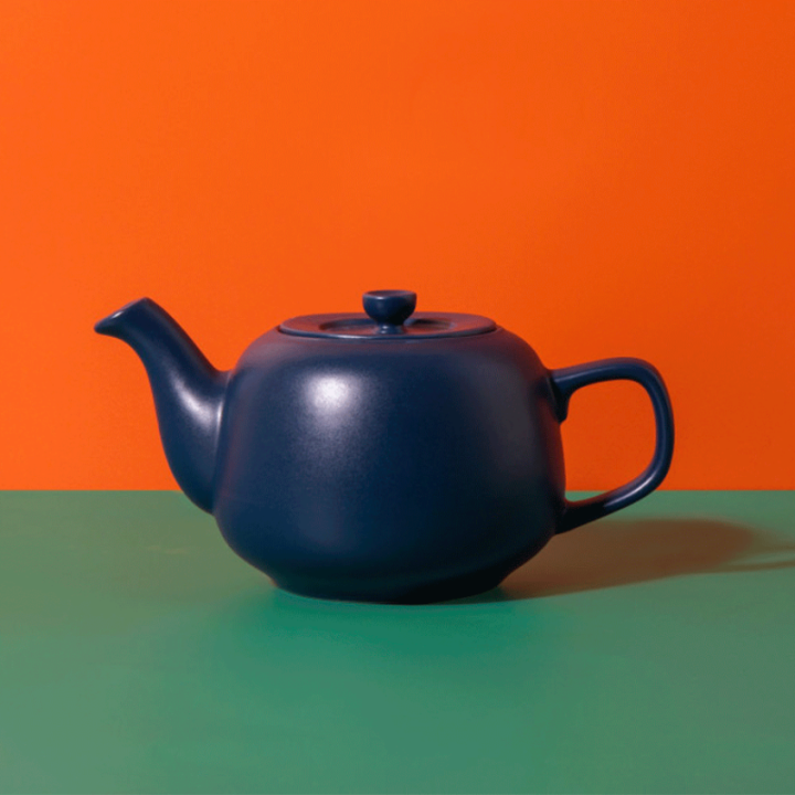 La Cafetière 1,2 L Tebrygger Navy Inkl. Østerlandsk Thehus Admirality Te Pyramidetebreve 75 stk