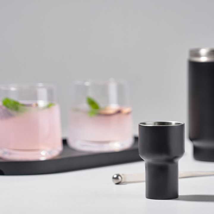 Zone Rocks Målebæger 3/5 cl Sort Zone Rocks Målebæger 3/5 cl Sort
