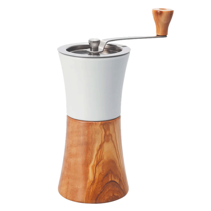 Hario V60 Manuel Kaffemølle Oliventræ