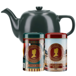 La Cafetière 1,2 L Tebrygger Grøn Inkl. Østerlandsk Thehus Organic 2 x 125g