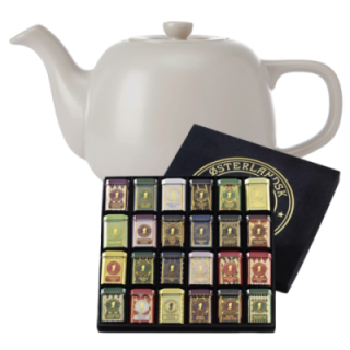 La Cafetière 1,2 L Tebrygger Latte Inkl. Østerlandsk Thehus Gaveæske 24 stk.