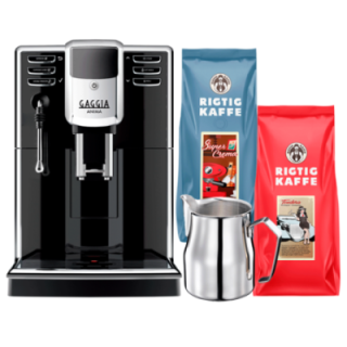 Gaggia Anima Barista Plus Espressomaskine Inkl. Mælkekande & 2kg Kaffe