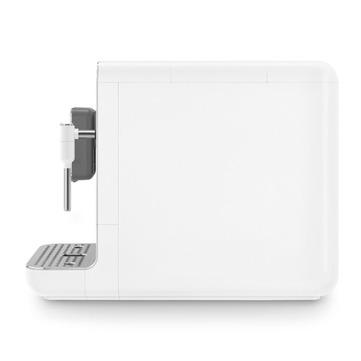 Smeg BCC12WHMEU Espressomaskine Hvid Inkl. Mælkekande 0,35L & Rigtig Kaffe Crema Intenso 1kg Hele kaffebønner
