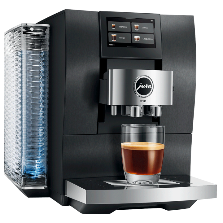 Jura Z10 (EB) Aluminium Black Espressomaskine Inkl. Startpakke DK sprog, Rens, Afkalkning, Mælkebeholder & 3kg Rigtig Kaffe