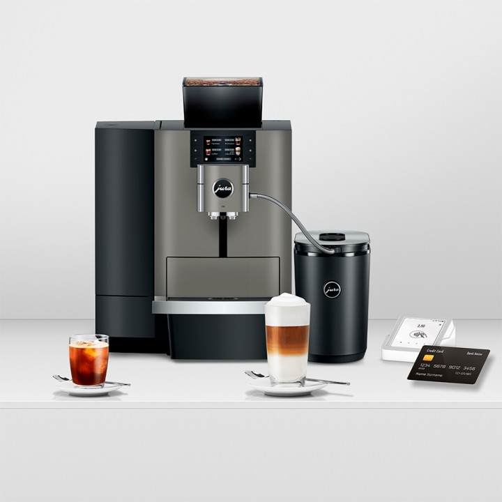 Jura X10 (EB) Dark Inox Espressomaskine Inkl. Startpakke